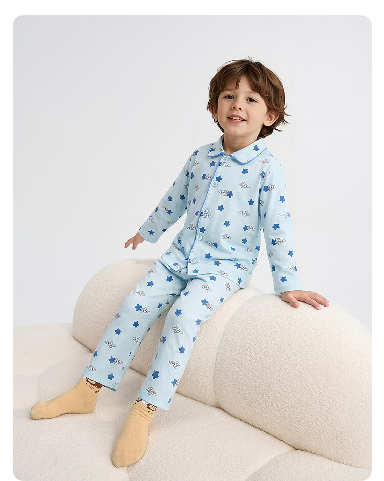 Balabala Kids Pajama Set Girls' Homewear 2026 New Spring Cotton Princess Cute Delicate Skin-friendly 20