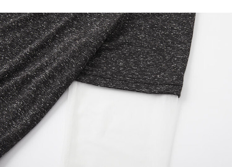 Demana Breathable Linen Spring Simple Colorblock Crew Neck Slim Fit Stretchy Women's T-Shirt 5