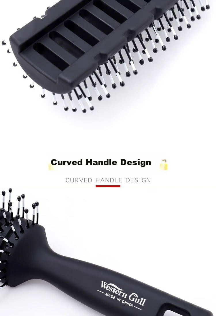 Germon Gradient Positioning Hair Comb Flat Top Clipper Comb Men's Haircut Auxiliary Tool Limit Edge Styling Curved Comb 4
