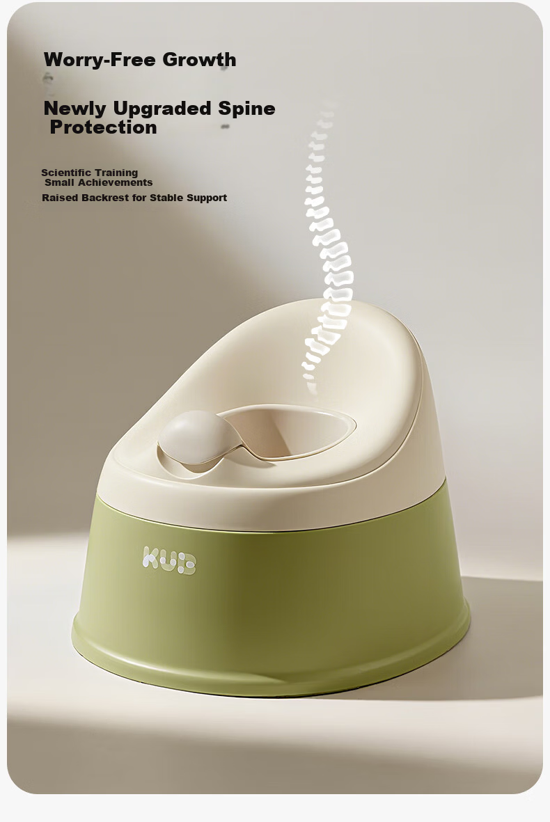 KUB Kids Portable Toilet Seat Unisex Baby Potty Thickened and Widened Training Pot Bowl for Home Use 3