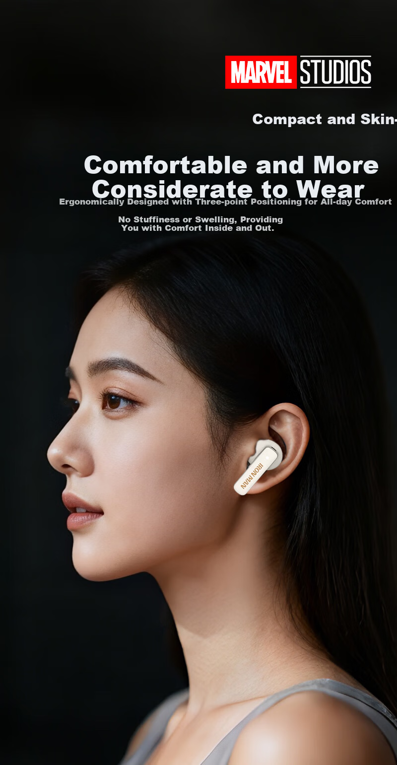 Disney Bluetooth Earphones, In-Ear ANC Noise Cancellation, ENC Call Noise Reduction, Ultra-Long Battery Life, No Sound Leakage, Birthday Gift for Men And Women, Suitable for Apple, DN20 Mickey Mouse 12