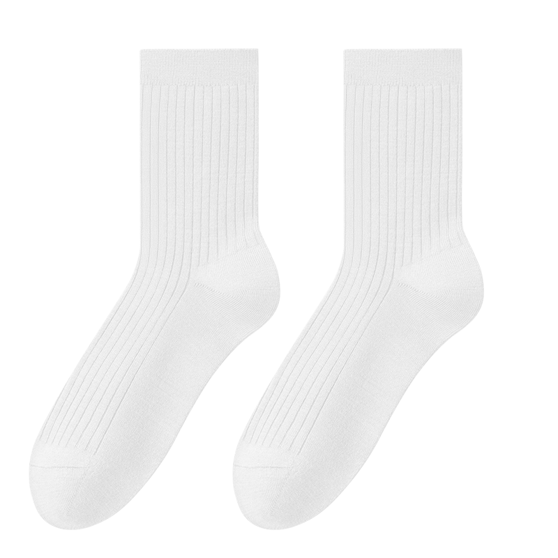 BADIGAO Disposable Socks for Men, Daily-Use Men's Socks, Thickened for Spring And Summer, Mid-Calf Length, Travel-Friendly, No-Wash, Odor-Resistant
