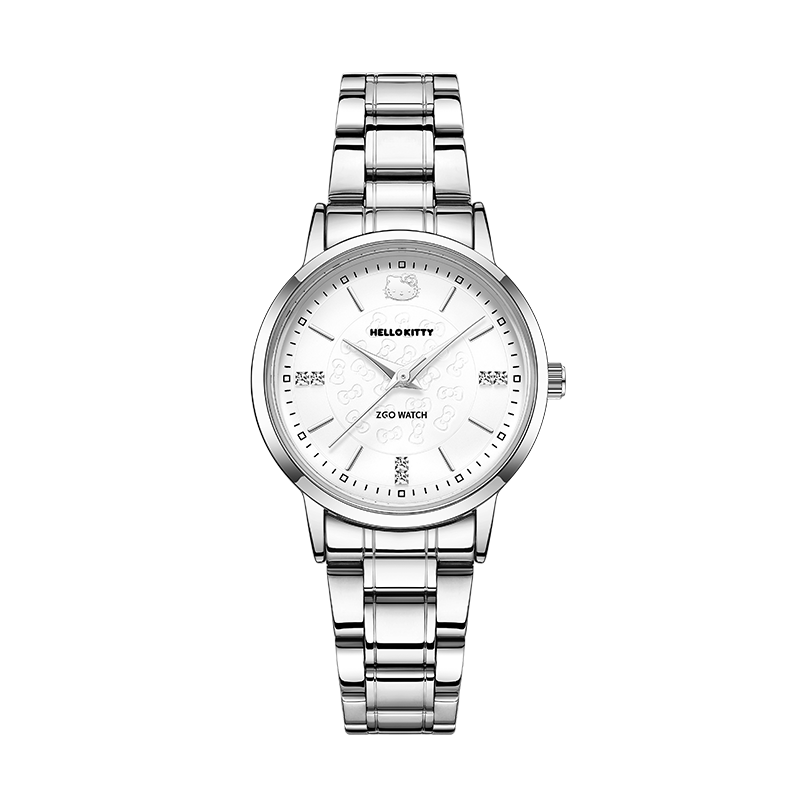 Hello Kitty Sanrio Women's Luxury Fashion Mechanical Style Quartz Watch Birthday Valentine's Day Gift for Girlfriend 256