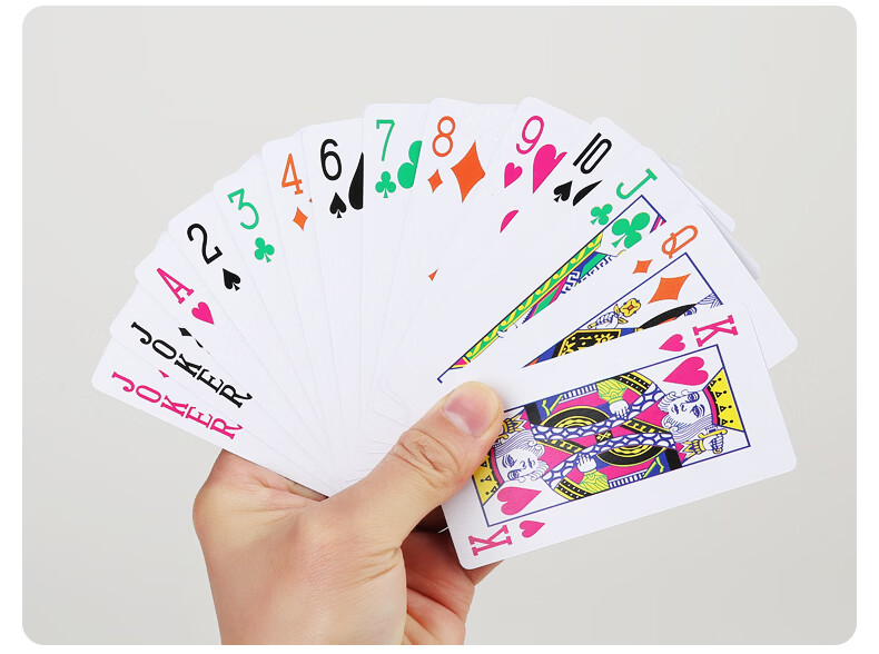 Miaoji Guandan Special Playing Cards Narrow Four-Color Guandan Purple Core Paper Cards 10-Pack MJ119 17