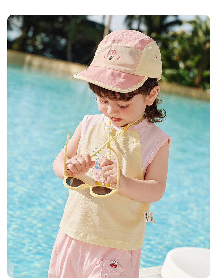 Balabala Baby Sleeveless T-Shirt Vest Girls Boys Infant Clothing 2026 New Summer Cotton Soft Top 34