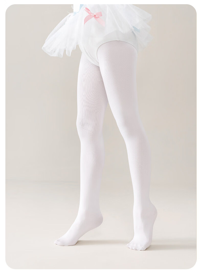 Free Style Girls' Dance Socks Summer Thin White Tights Baby Practice Special Pantyhose Children's Stockings 21