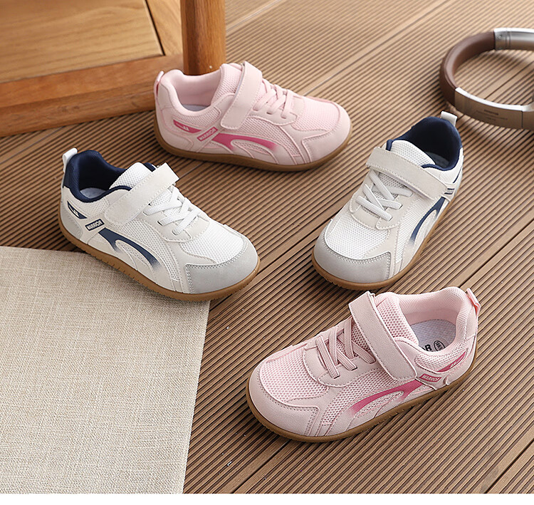 Warrior Kids Comfortable Breathable Children's Sports Shoes Early Spring New Casual Shoes WZ(CL)-2183 Beige Gray Dark Blue Size 33 2