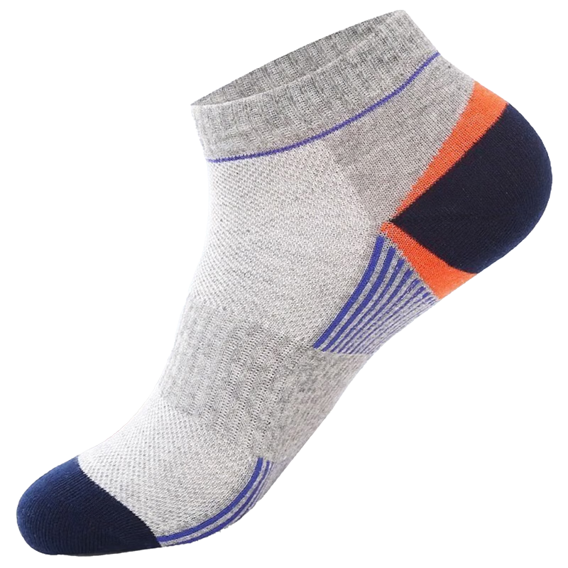 Mianshisan Men's Socks, Summer Thin Mesh Breathable Boat Socks, Low-Cut Short Sports Summer TT