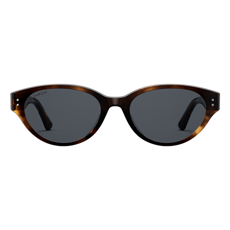 PARZIN Sunglasses Women Zhou Ye Same Style [Focus Lens] Cat Eye Narrow Frame UV Protection Driving Sunglasses Men PZ7798
