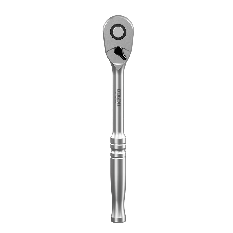 Delixi Quick Socket Ratchet Wrench Large Medium Small Dual-Direction Universal Auto Repair Tool Industrial Grade 72-Tooth Household