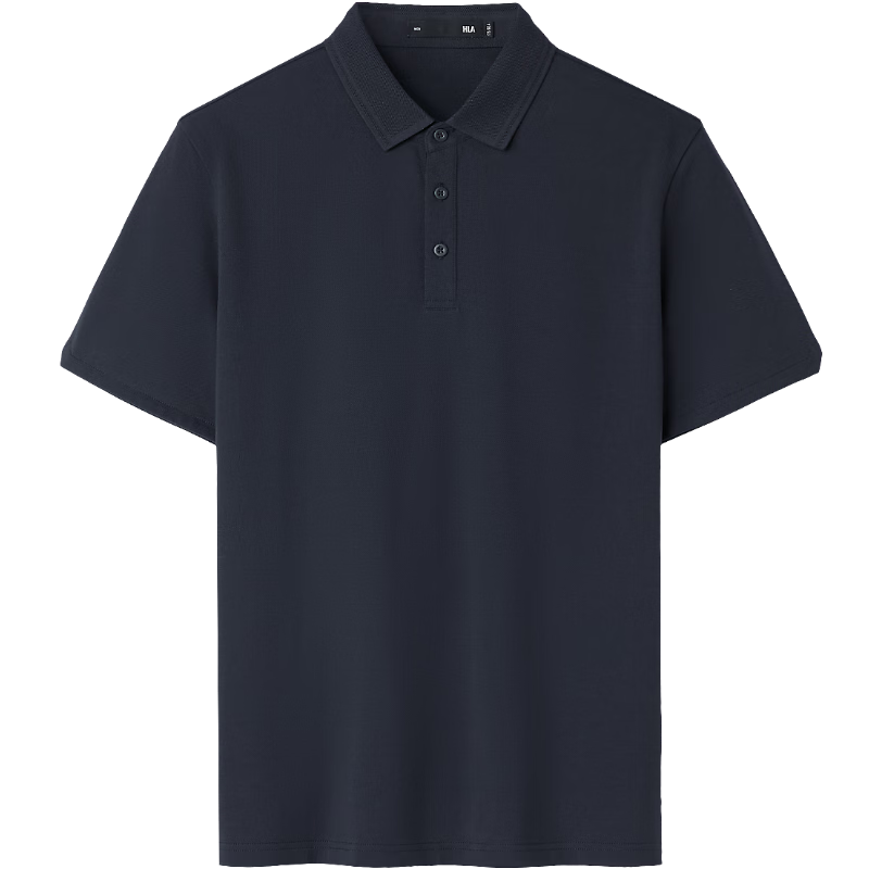 HLA Hailan Home Men's Polo Shirt 26 Light Business Soft Pique Cool Short Sleeve Summer