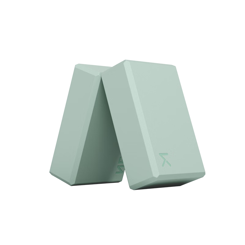 Keep Yoga Blocks Dance Blocks Adult and Children Practice Blocks Eco-friendly EVA Leg Stretching Tool Mint Green Set of 2