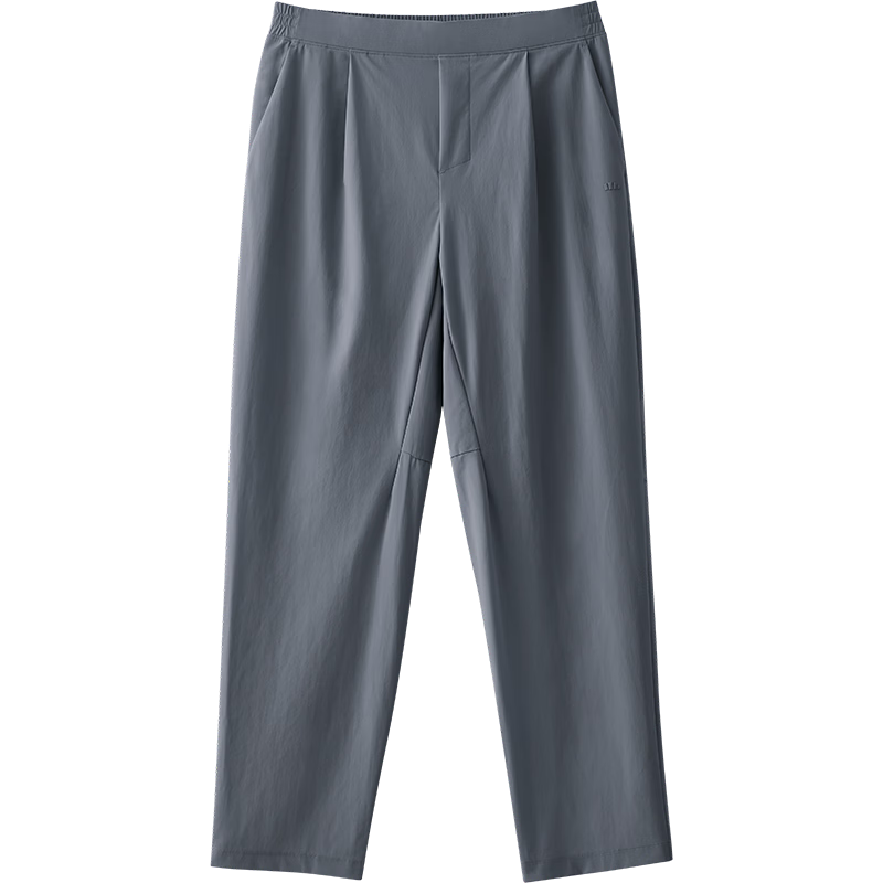 Beneunder Men's Sports Casual Pants Spring Summer Cool Straight Leg High Elastic Breathable CC926 Dark Blue Gray XXL