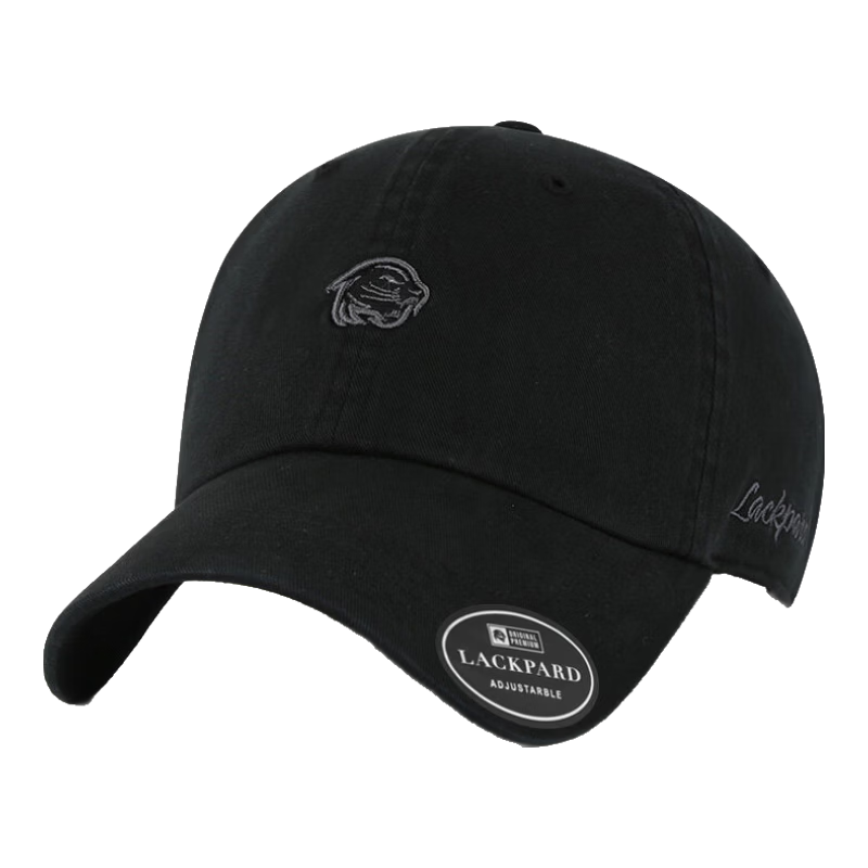 LACKPARD Unisex Commuter Casual Baseball Cap Korean Style Embroidered Spring Summer Outdoor Stretch Sun Hat Black One Size