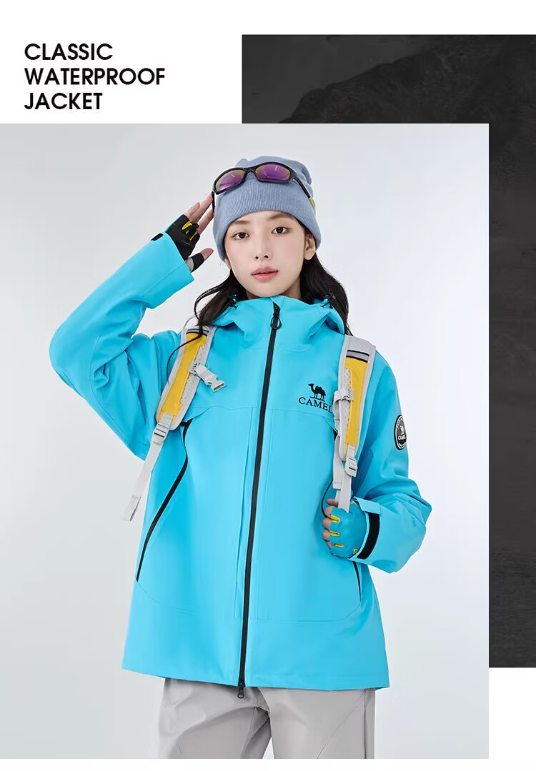 CAMEL RainBlade LT 3-in-1 Waterproof Windproof Mountaineering Jacket 2025 Outdoor Storm-Grade 24