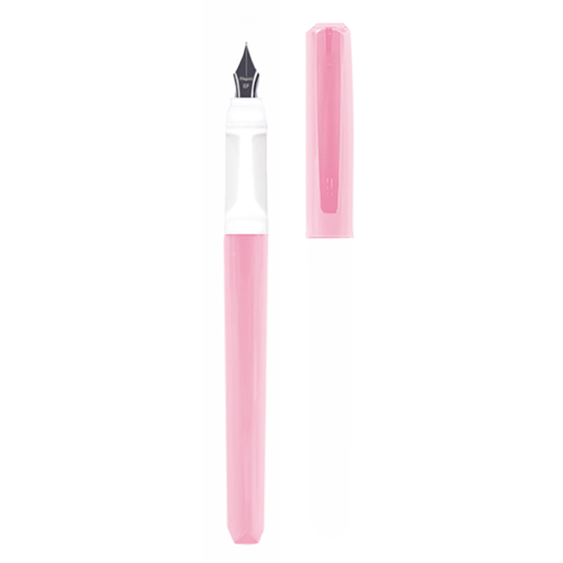 Maped Back-to-School Student Fountain Pen Refillable Ink Cartridge Primary School Standard Script Calligraphy Pen Beginner Practice Pen 221515CH Princess Pink
