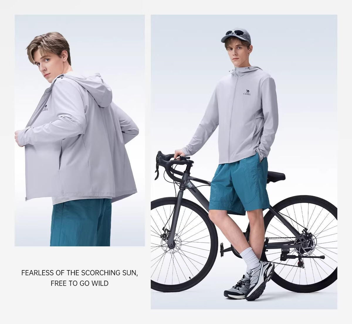 CAMEL Outdoor Original Yarn Sun Protection Jacket 2026 Spring Summer New Unisex UV Protection Breathable Windproof Coat 1002 27
