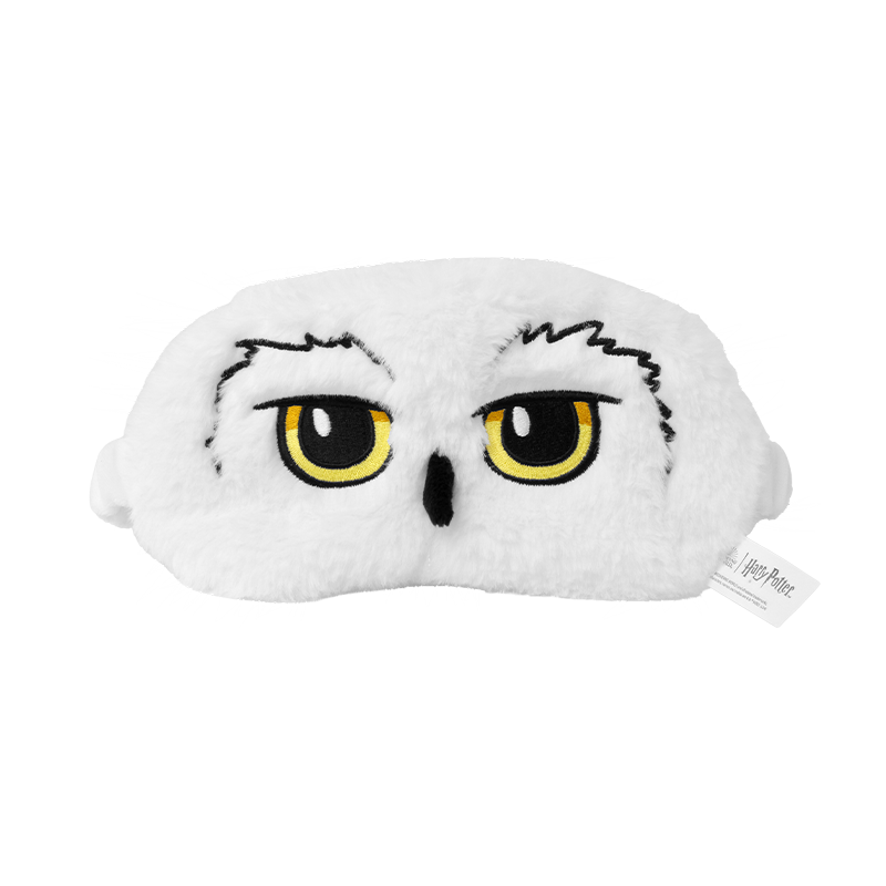 Haoqile Harry Potter Hedwig Eye Mask 20cm Plush Official Owl Figurine Decoration Gift