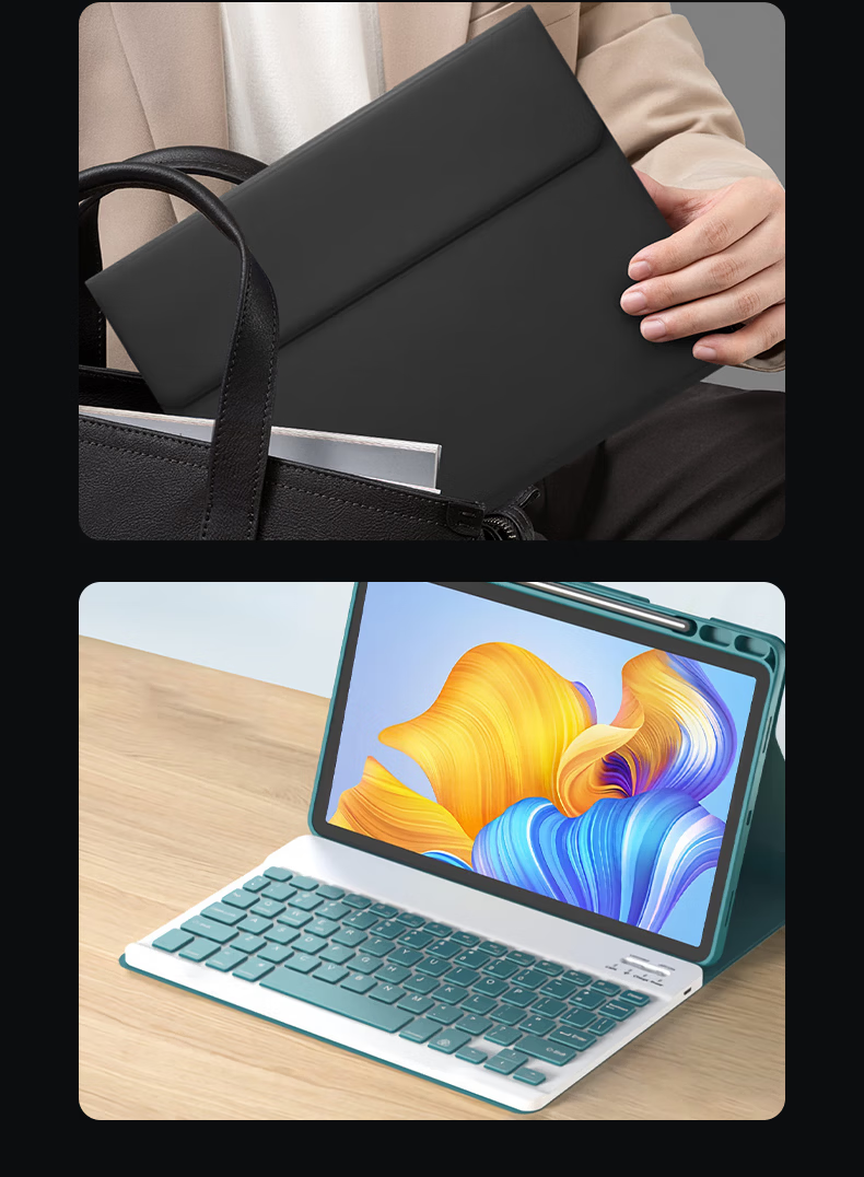 Suoying Huawei Accessories Full Set Compatible with Huawei MatePad 11.5 Tablet Keyboard Case 2024/23 Standard/Soft Light Bluetooth Keyboard and Mouse Combo 2