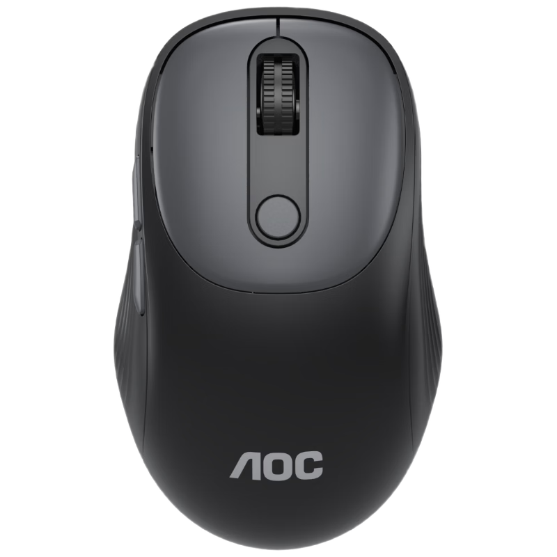 AOC MS300 Wireless Bluetooth Dual-Mode Mouse Ergonomic Portable Office Mouse for Laptop Desktop Black