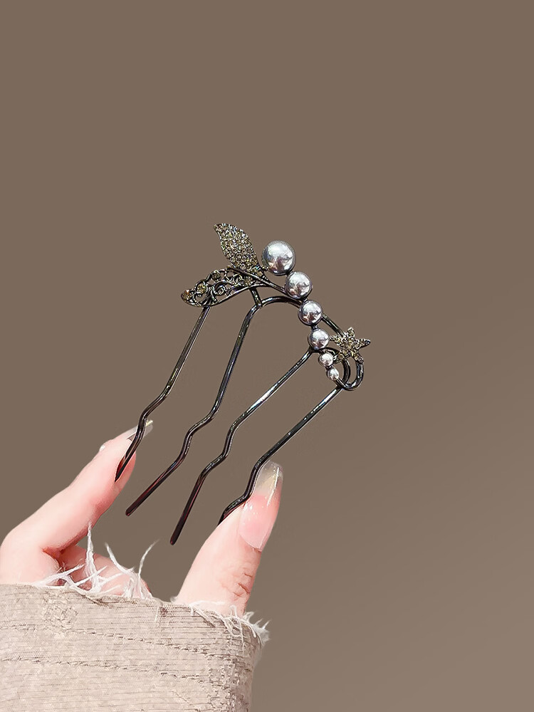 Xiangwan Hairpin Hair Clip U-Shaped Comb Mermaid Tail Hairpin Hairpin Women Daily Hair Styling New Year Gift 5