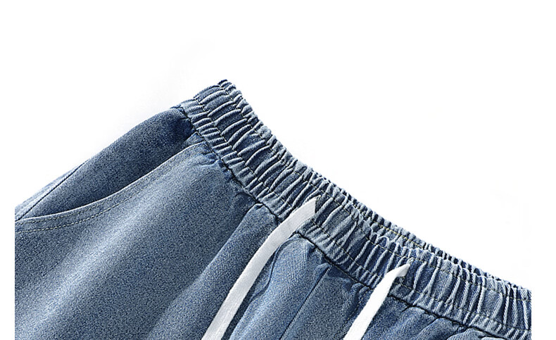 JEEP SPIRIT Men's Straight Loose Fit Jeans 2026 Spring Autumn New Casual Blue Trousers for Men 32