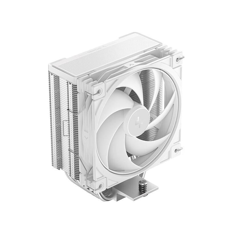 DEEPCOOL GAMMAXX 400 White CPU Air Cooler Performance Edition / Upgraded Tower / Innovative Airflow Ring Fan / Offset Heat Pipes for Memory Clearance / Multi-Platform Support