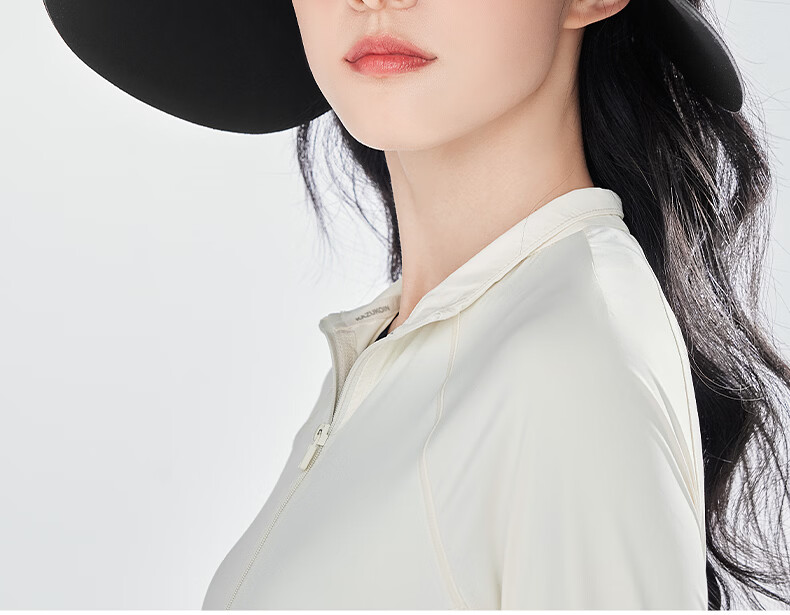 ZIY Women's Foldable Sun Hat UV Protection Summer Wide Brim Beach Cap Full Face Coverage Open Top 22