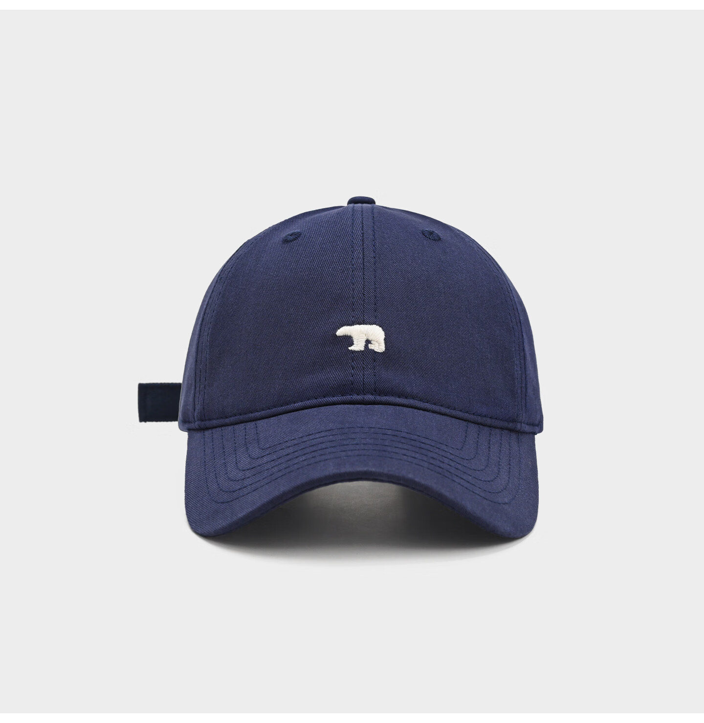 HAOGUAN Baseball Cap Spring Summer New Polar Bear Extra Large Deep Duckbill Hat Women's Wide Brim Slim Face Large Head Men's Cap 11