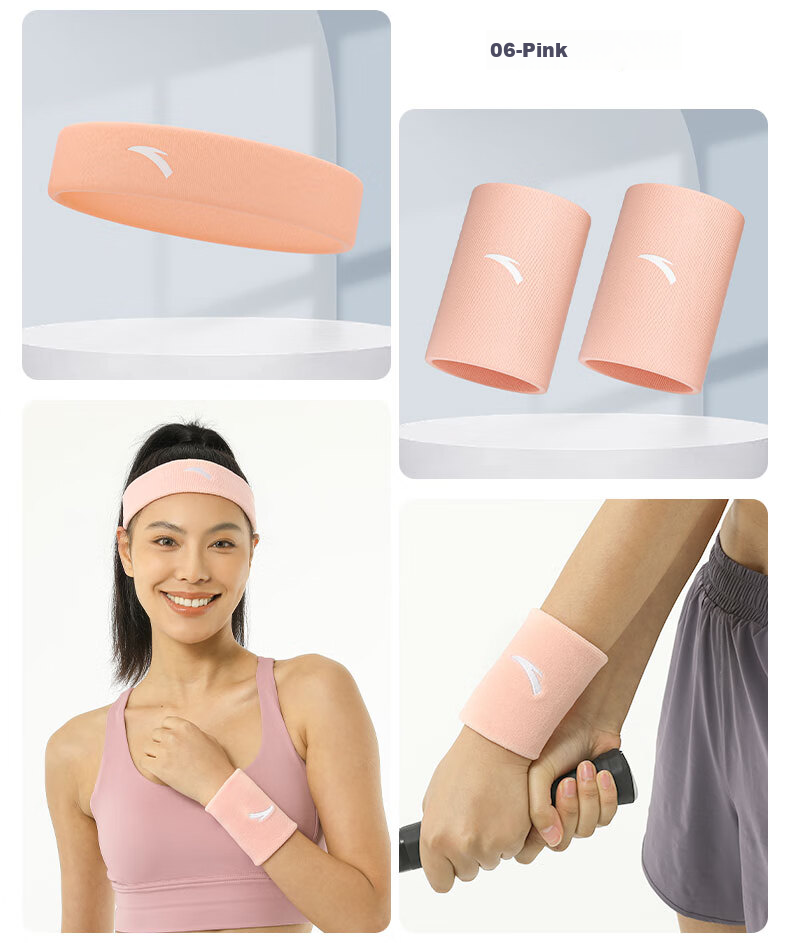 ANTA Wrist Support Sports Wristband Unisex Badminton Basketball Fitness Hand Wrist Protector Sprain Tendonitis Guard White 9