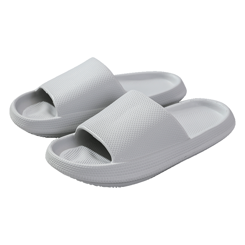GUOLUOFEI 2025 New Thick-Soled Slippers for Couples, Home Slippers with Squishy Feeling, Sandals for Men And Women, White, Size 40-41