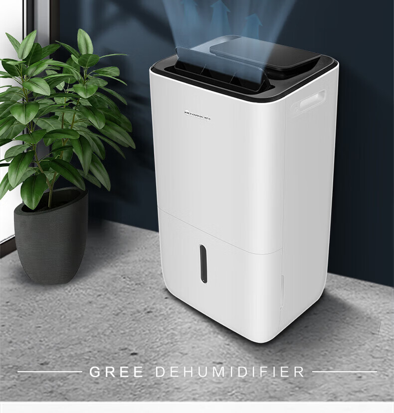 GREE Home Smart Dehumidifier DH30EPA1A (WIFI) - Low Noise Bedroom Basement Industrial Moisture Absorber Large Area Drying Machine 1