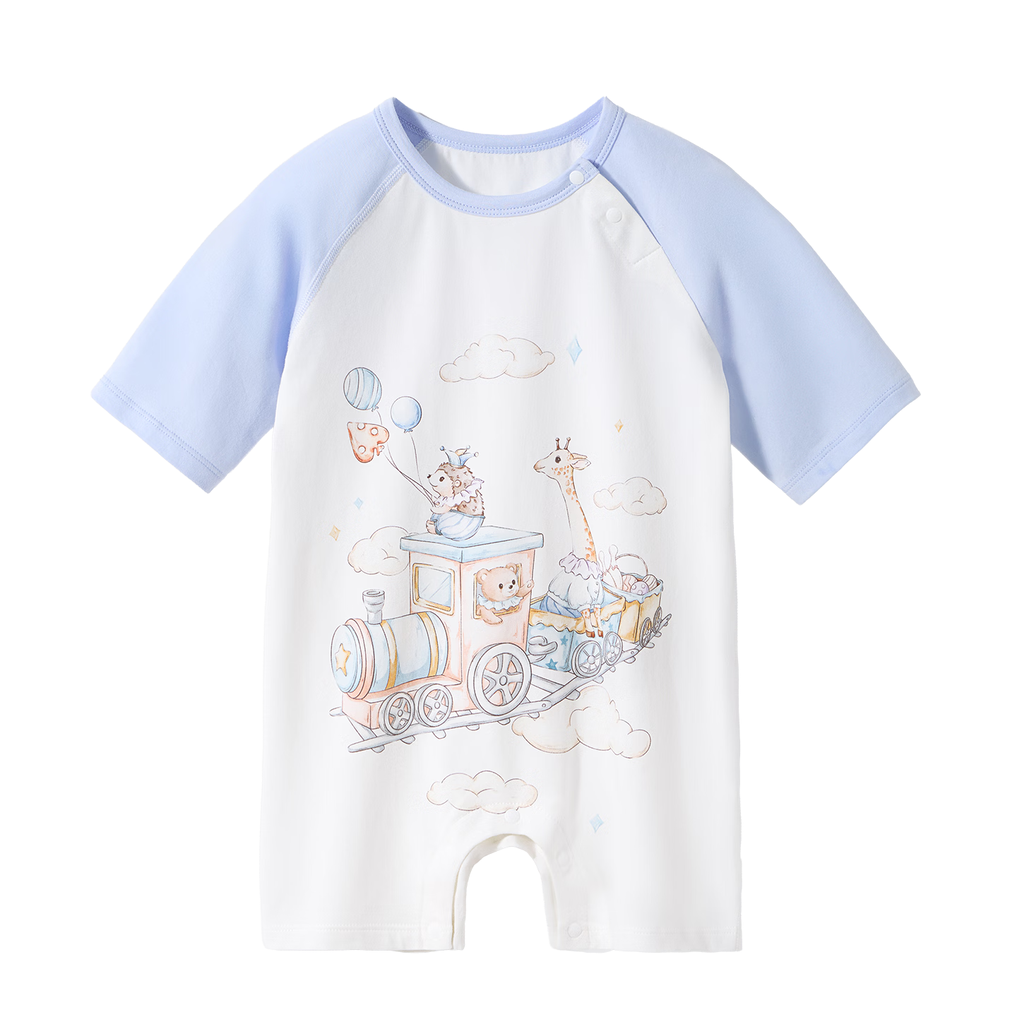 Betis Baby Romper Summer Thin Breathable 2026 New Boys Girls Short Sleeve Children's Homewear