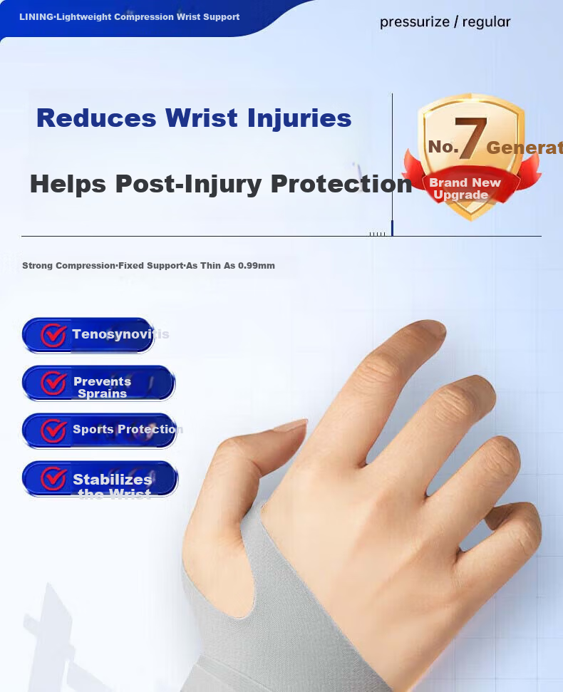 LI-NING Wrist Support TFCC Tendonitis Fitness Wrist Brace Sports Injury Stabilizer Badminton Bench Press Compression Sleeve 1