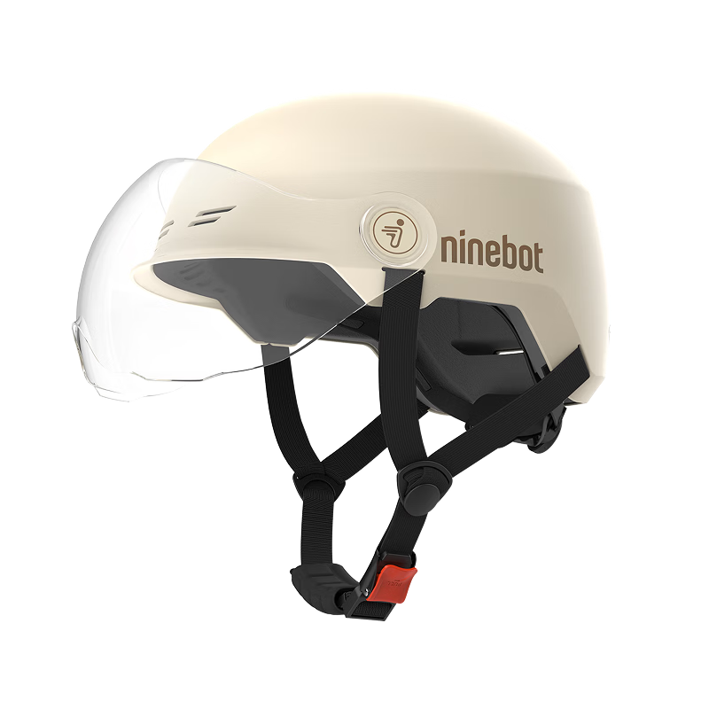 Ninebot Electric Scooter Helmet 3C Certified Motorcycle Helmet Unisex Lightweight Half Helmet Sun Protection Safety Cap White M