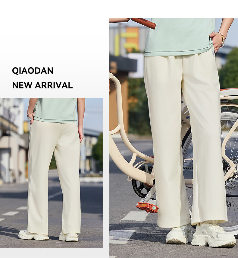 Jordan Women's Pants 2026 Summer New Casual Knit Straight-Leg Sports Trousers for Women 4