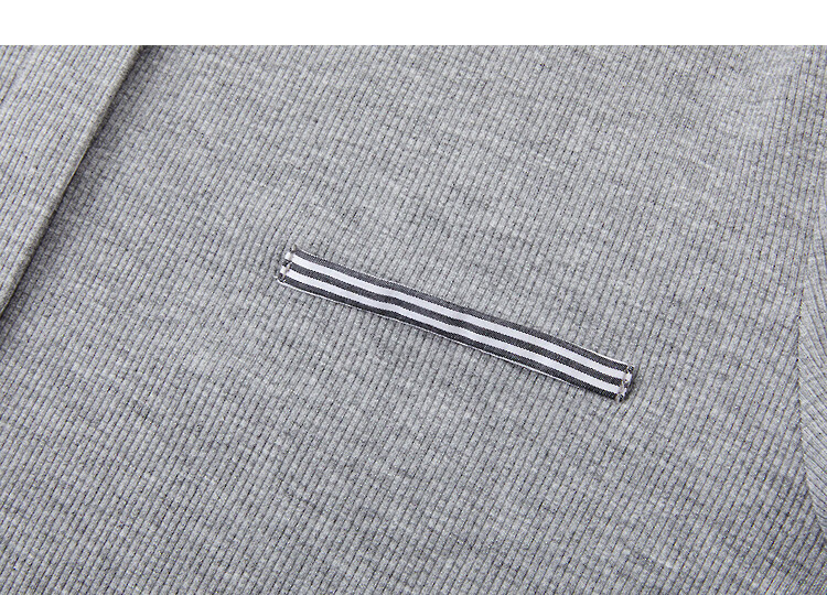 Demana Intellectual Spring Colorblock Spliced Lapel Fake Pocket High Elastic Petite Women's Shirt 14