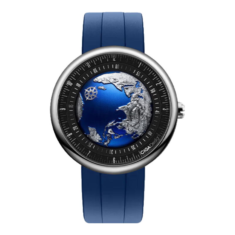 CIGA Design U Series Blue Planet Earth Mechanical Watch Upgraded Edition Men's Wristwatch New Year Gift