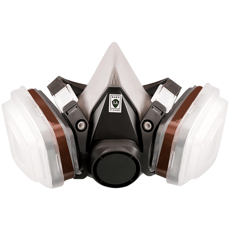 SHENGLI M6200 Gas Mask Respirator, Protects Against Organic Gases/Vapors/Benzene/Gasoline, Suitable for Painting, Chemical Industry, Coal Mining, with M6001