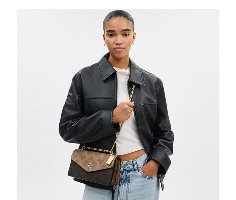 COACH KLARE Classic Logo Women's Shoulder Crossbody Envelope Bag 21