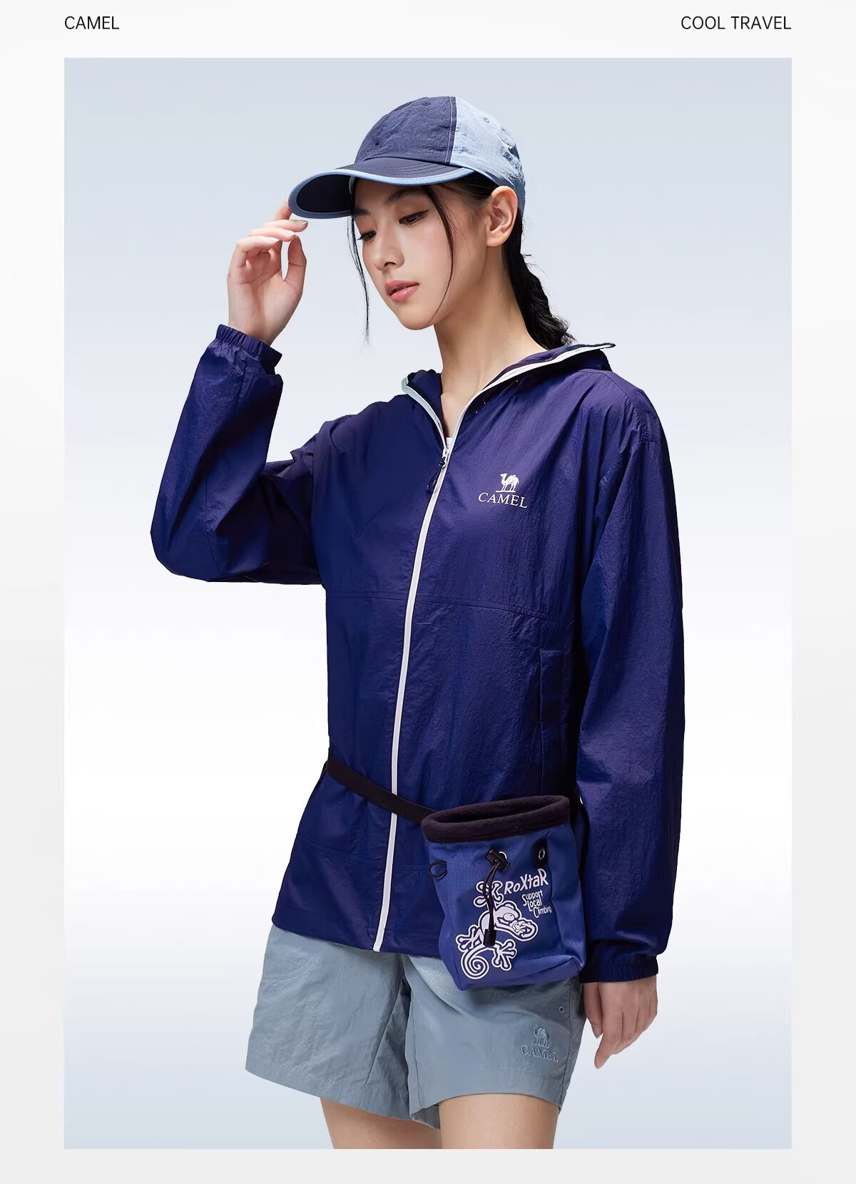 CAMEL [Wang Junkai Edition] Outdoor Sun Protection Jacket 2026 Spring Summer UV Protection Unisex Coat G028 16