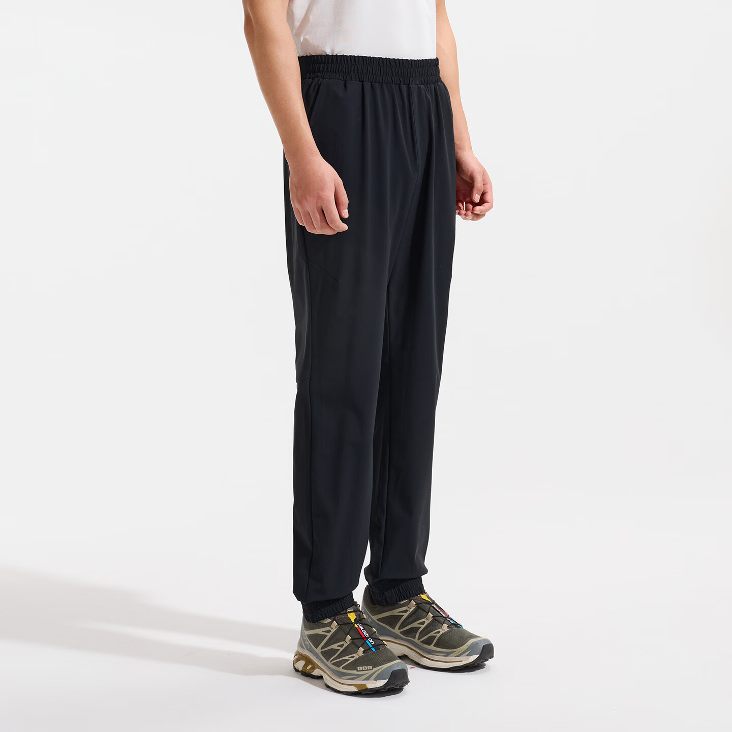 OUTDOOR PRODUCTS Men's Lightweight Breathable Cool Casual Pants Stretch Sports Pants OFCK621357 Classic Black L
