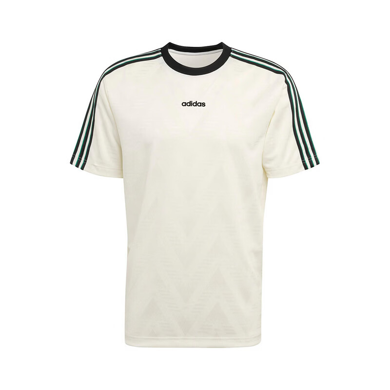 Adidas Originals Men's JACQUARD JSY Short Sleeve Top KE2139 White M 4