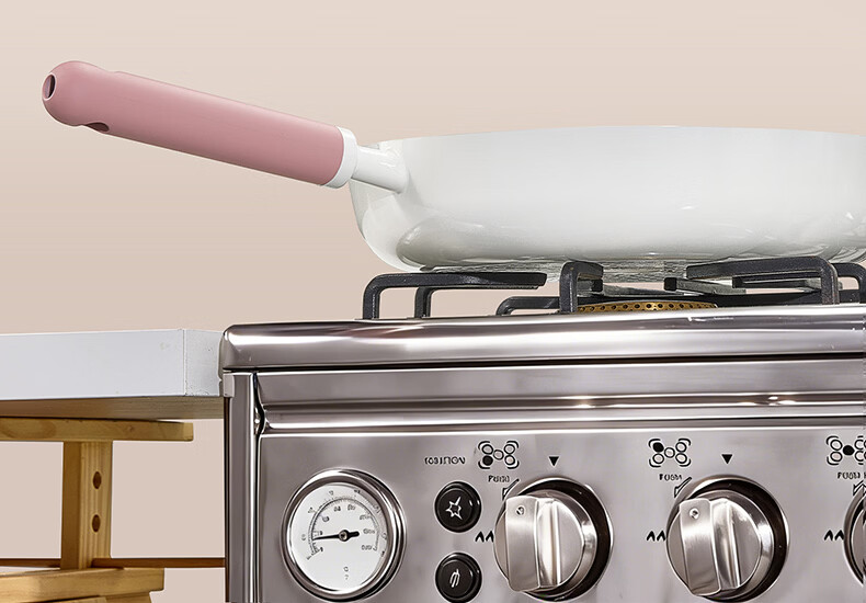 Carote Titanium Ceramic Non-Stick Frying Pan 24cm - Home Use Steak Pan, Egg Pan, Pancake Pan, Compatible with Induction and Gas Stoves 11