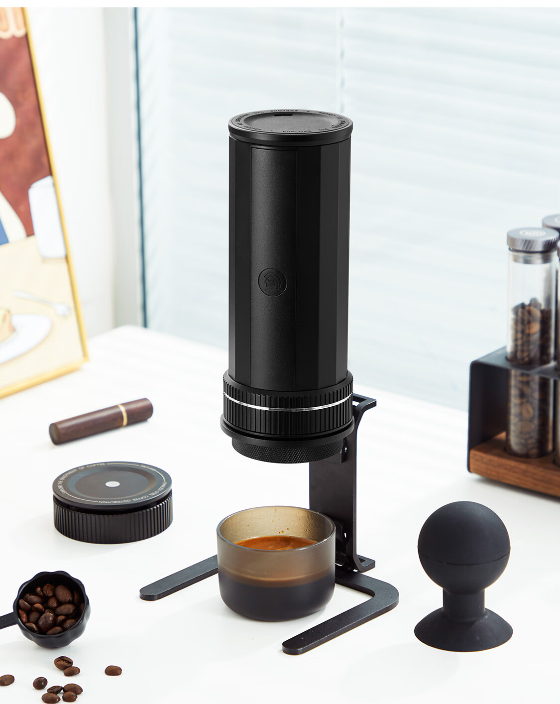 Hero Yicui Professional Portable Espresso Coffee Machine Electric Portable Coffee Maker for Outdoor Travel 17