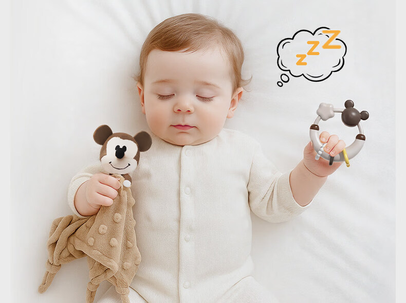 Disney Newborn Welcome Gift Set Baby Gift Box Infant Gift Full Moon Gift Teether Rattle 19