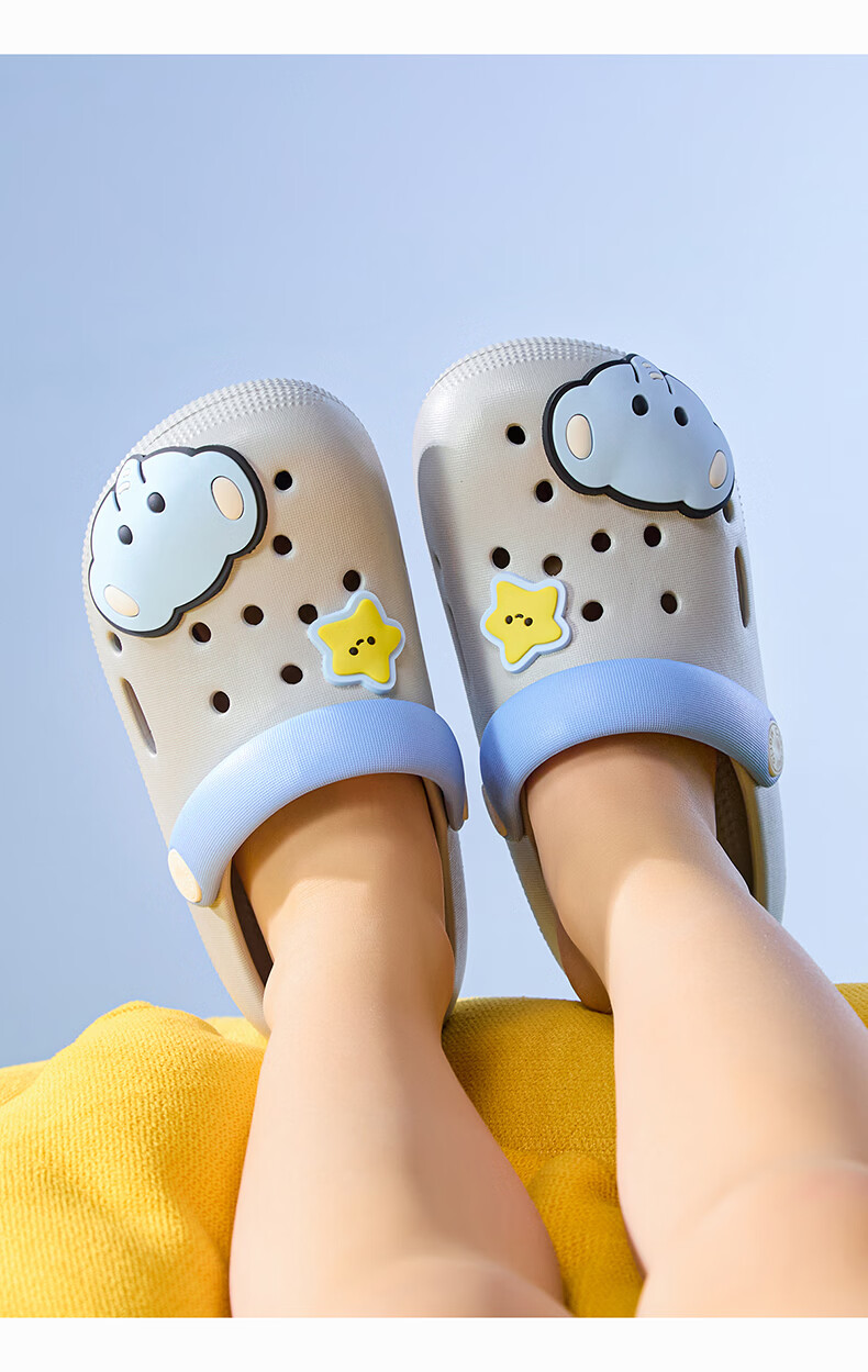 Cheerful Mario Kids Cartoon Cute Slippers Boys Summer Clogs for 2-3 Year Old Toddlers Beach Outdoor Sandals 3