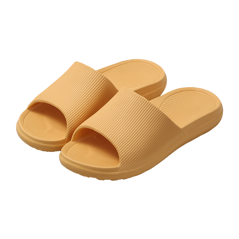 Mercury Home Textiles Cloud Sensation Women's Striped Soft Sole Summer Indoor Home Bathroom Couple Flip Flops