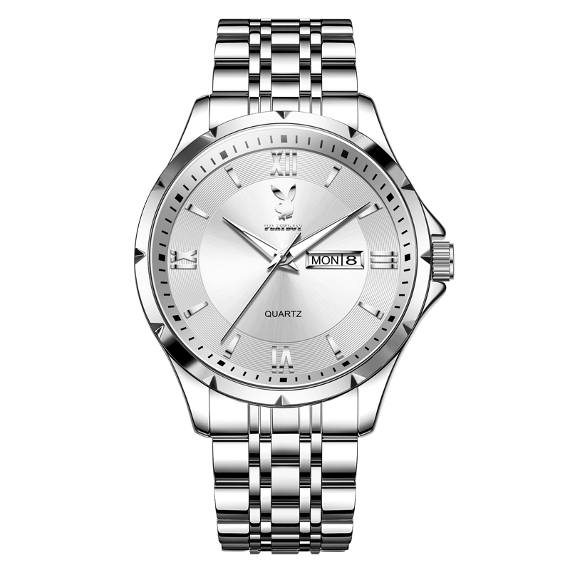 PLAYBOY Authentic Men's Fashion Minimalist Quartz Watch Waterproof Men's Watch 2026 New Model Top 10 Brand