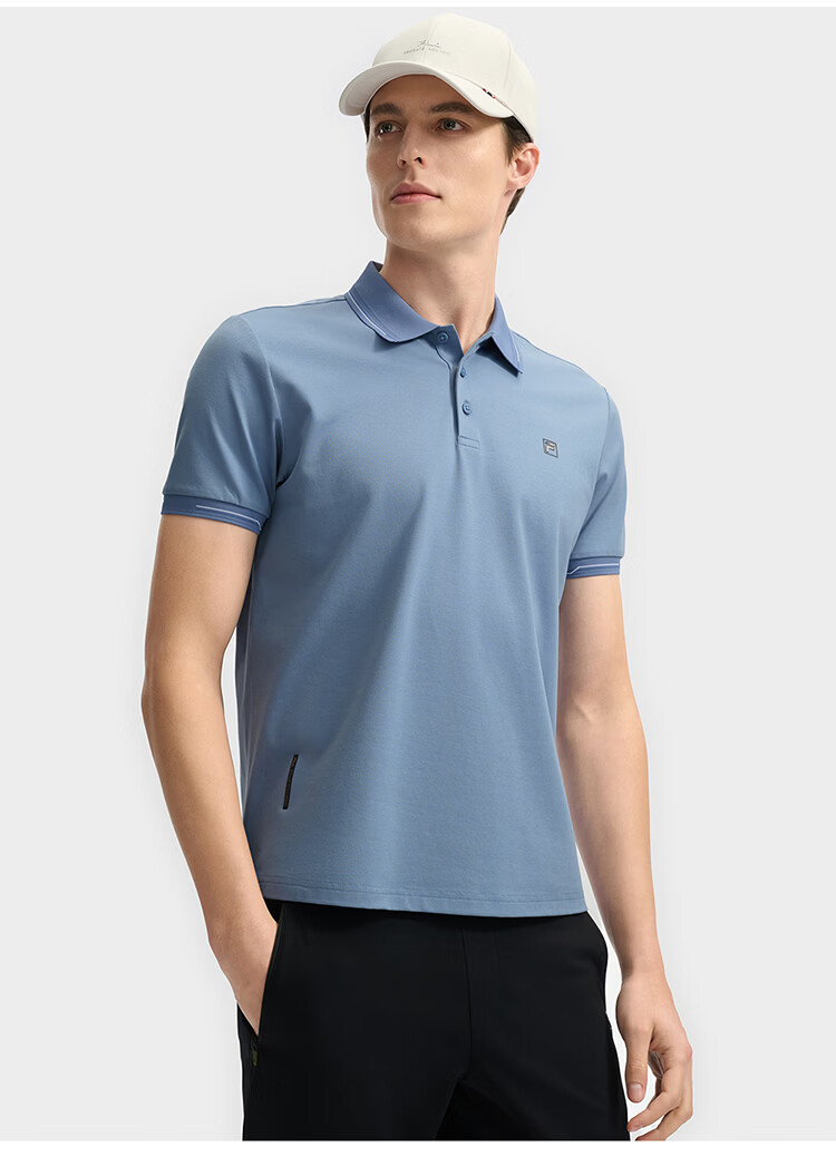 FILA Official Navigator Polo Shirt 2026 Summer Men's Cool Short Sleeve Sports T-Shirt Business Casual Top 60